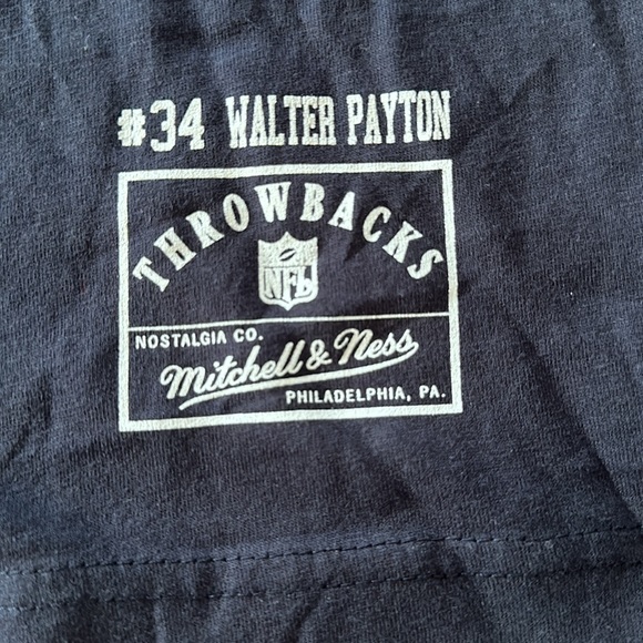 Walter Payton Chicago bears T-shirt tee Mitchell & Ness Brand New NWT Large L - Picture 3 of 6